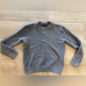 Micheal Kors cotton sweater, crew neck, medium, gray